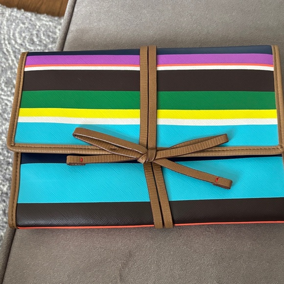 Stella & Dot Handbags - Stella & Dot Multicolor Striped Jewelry Holder Bring Your Jewelry